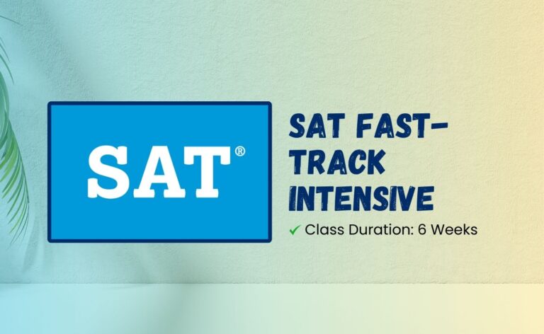 SAT Fast-Track Intensive